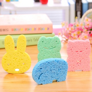 Bông tắm cotton hình động vật dễ thương cho bé