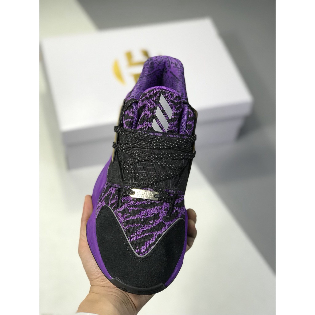 Adidas Harden Vol4 "Lightsaber" Purple Star Wars Giày bóng rổ đồng thương hiệu  EH2456 uy tín