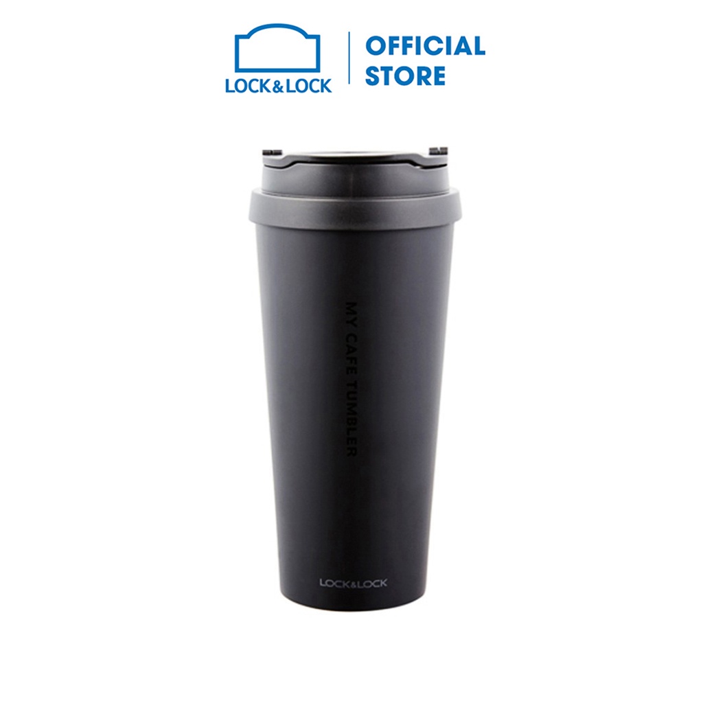 [HÀNG TẶNG KHÔNG BÁN] [MEMBERSHIP GIFT] Bình giữ nhiệt Lock&amp;Lock Clip Tumbler 540ml màu đen - LHC4151BLK