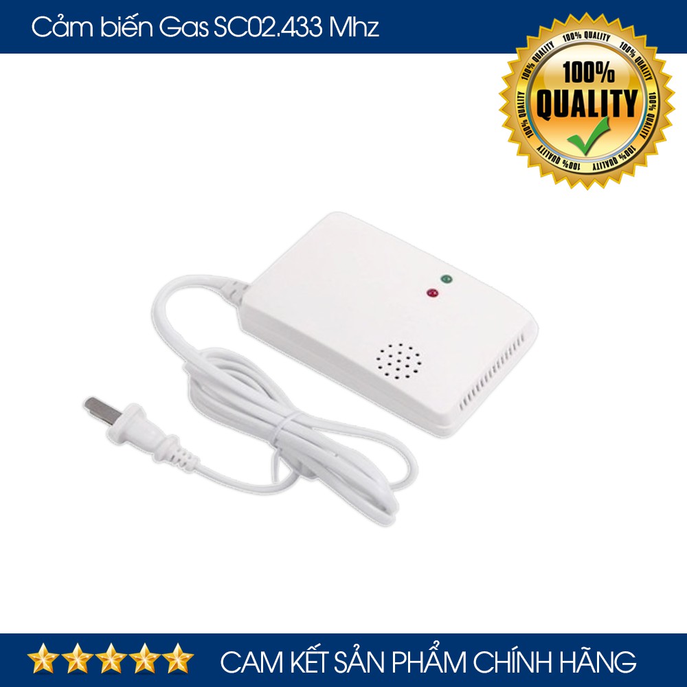 Cảm Biến Phát Hiện Và Báo Động Khí Gas SC02 Tần Số 433Mhz