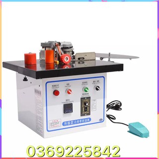 máy dán cạnh 2 chức năng ( Dán và cắt chỉ -tặng 2kg keo hạt + bộ dao gọt cạnh )