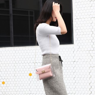 Ala-nữ Messenger Đeo Vai Túi Xách Tote Mini Da Satchel Túi Ví