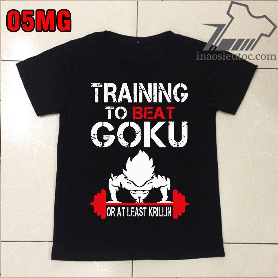 🔥HOT🔥 ⚡ Áo thun Unisex Goku ⚡áo Training to beat Goku đẹp giá siêu rẻ  / siêu hót