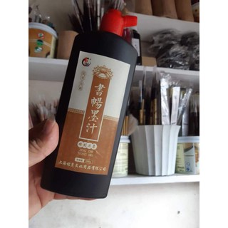 Mực tàu 500ml, Mực đen, đậm