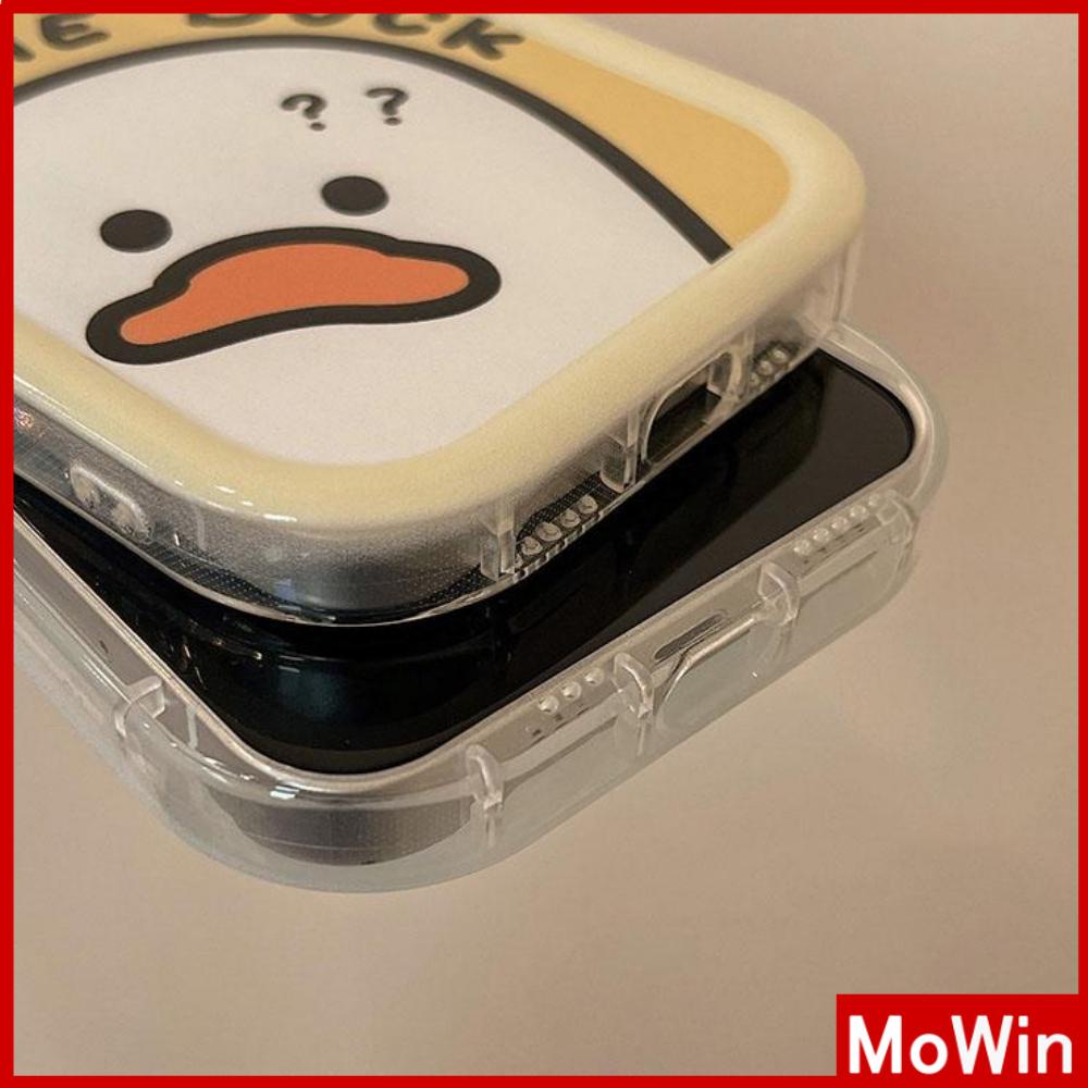 Ốp Điện Thoại Silicon Trong Suốt Chống Sốc In Hình Vịt Cho iPhone 11 Pro Max 13 Pro Max 12 Pro Max 7Plus xr XS Max