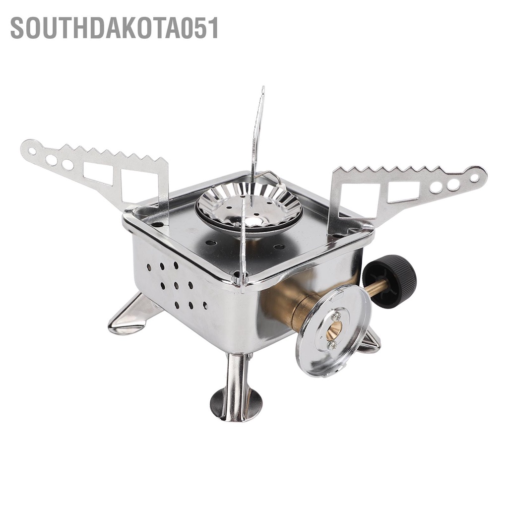 [Hàng Sẵn] Bếp Gas Mini Du Lịch cắm trại di động ngoài trời Gấp Gọn cho Dã Ngoại Đi Phượt【Southdakota051】
