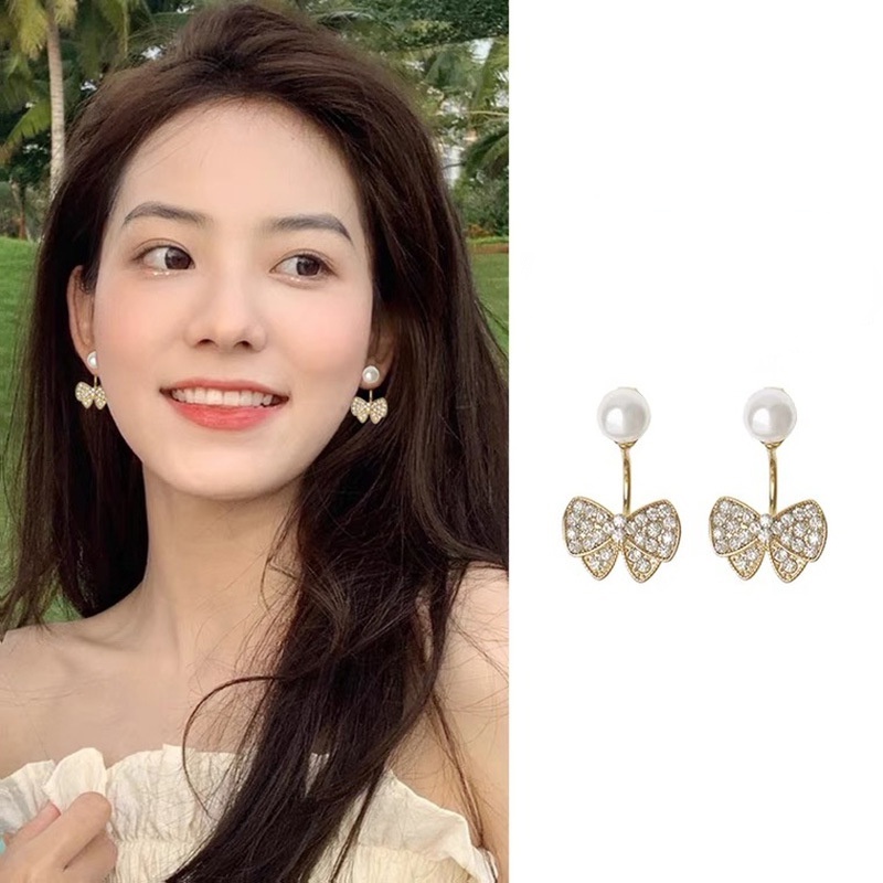 Nơ Đính Ngọc Trai Nhân Tạo Thời Trang Hàn Quốc Cho Nữ