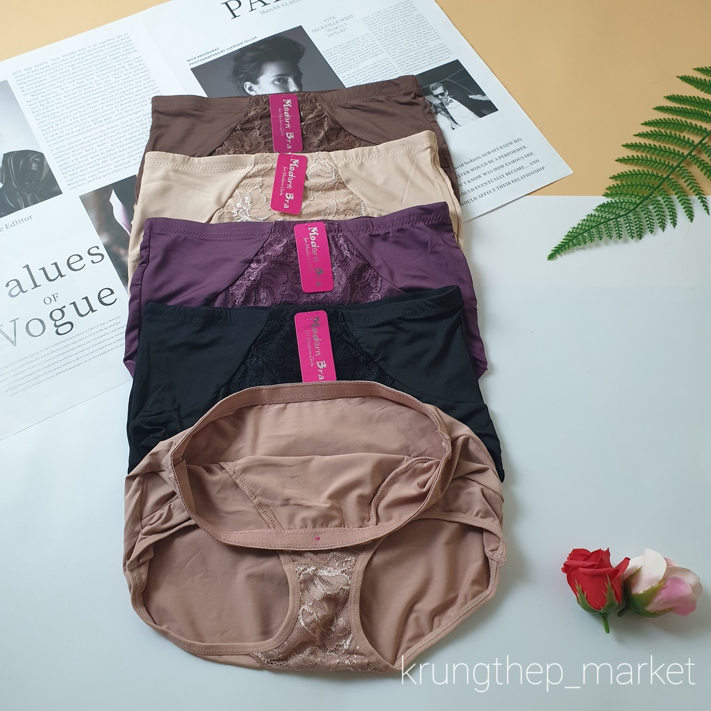 QUẦN LÓT MODERN BRA 345 THUN LANH , PHA REN CAO ẤP HÀNG THÁI LAN