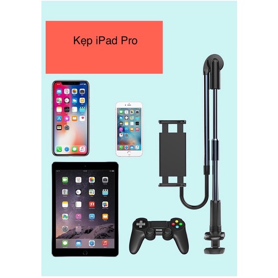 Đế kẹp điện thoại, giá đỡ iPad/ điện thoại dùng để xem phim