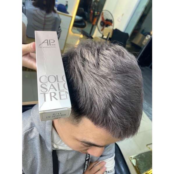 Màu Nhuộm Tóc AP, Tplus 10/11 Silver Gray Khói Tuyết