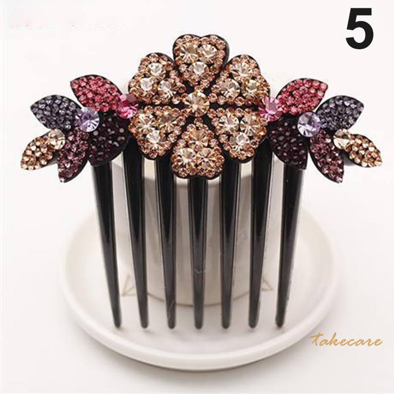 Lược Cài Tóc Đính Đá Pha Lê