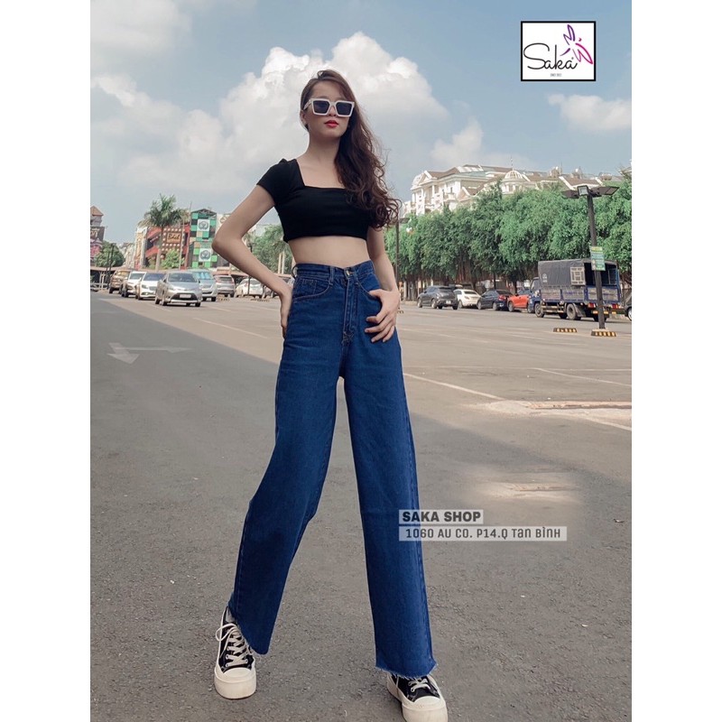 [ Ảnh Thật ] QUẦN JEAN SUÔNG NỮ _S.M.L