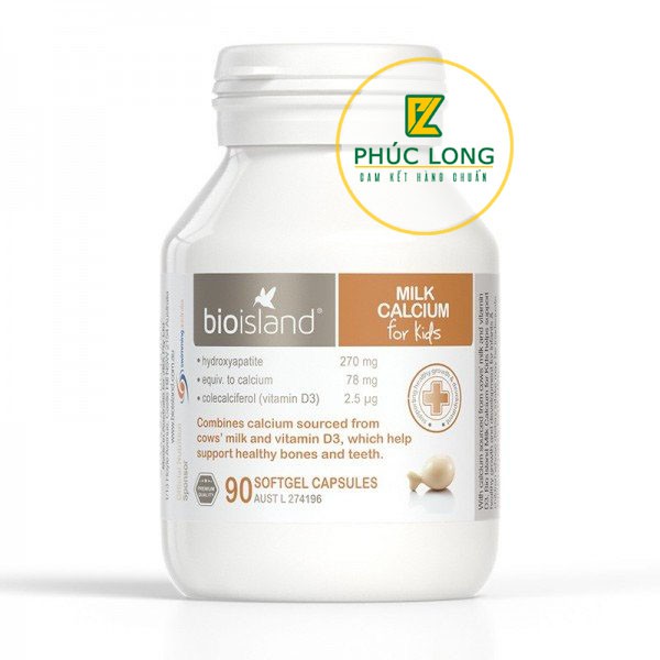 Canxi milk Bioisland cho bé từ 6 tháng trở lên