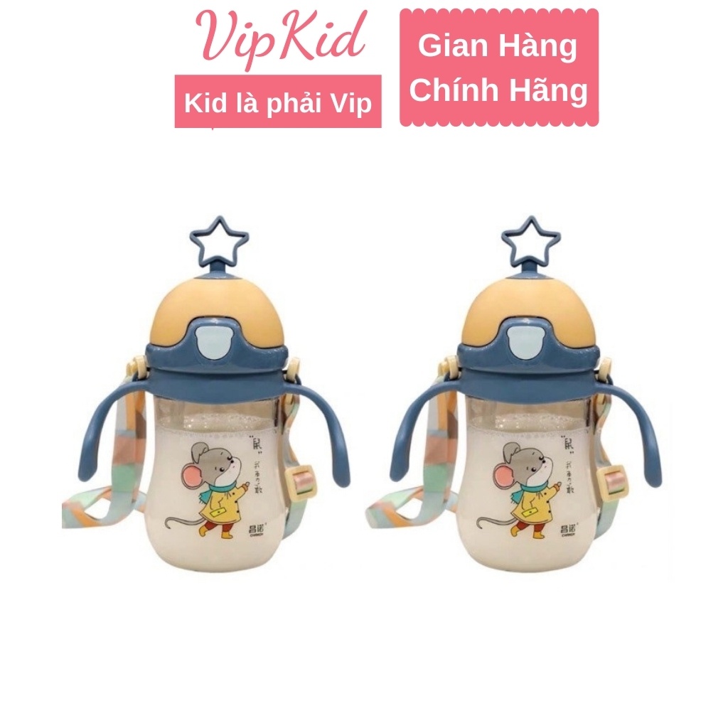 Bình tập uống nước hình sao cho bé 280ml/ VIPKID