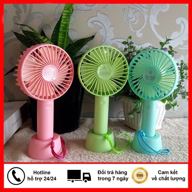 Quạt mini cầm tay tích điện tặng sạc kèm pin MS252 | BigBuy360 - bigbuy360.vn