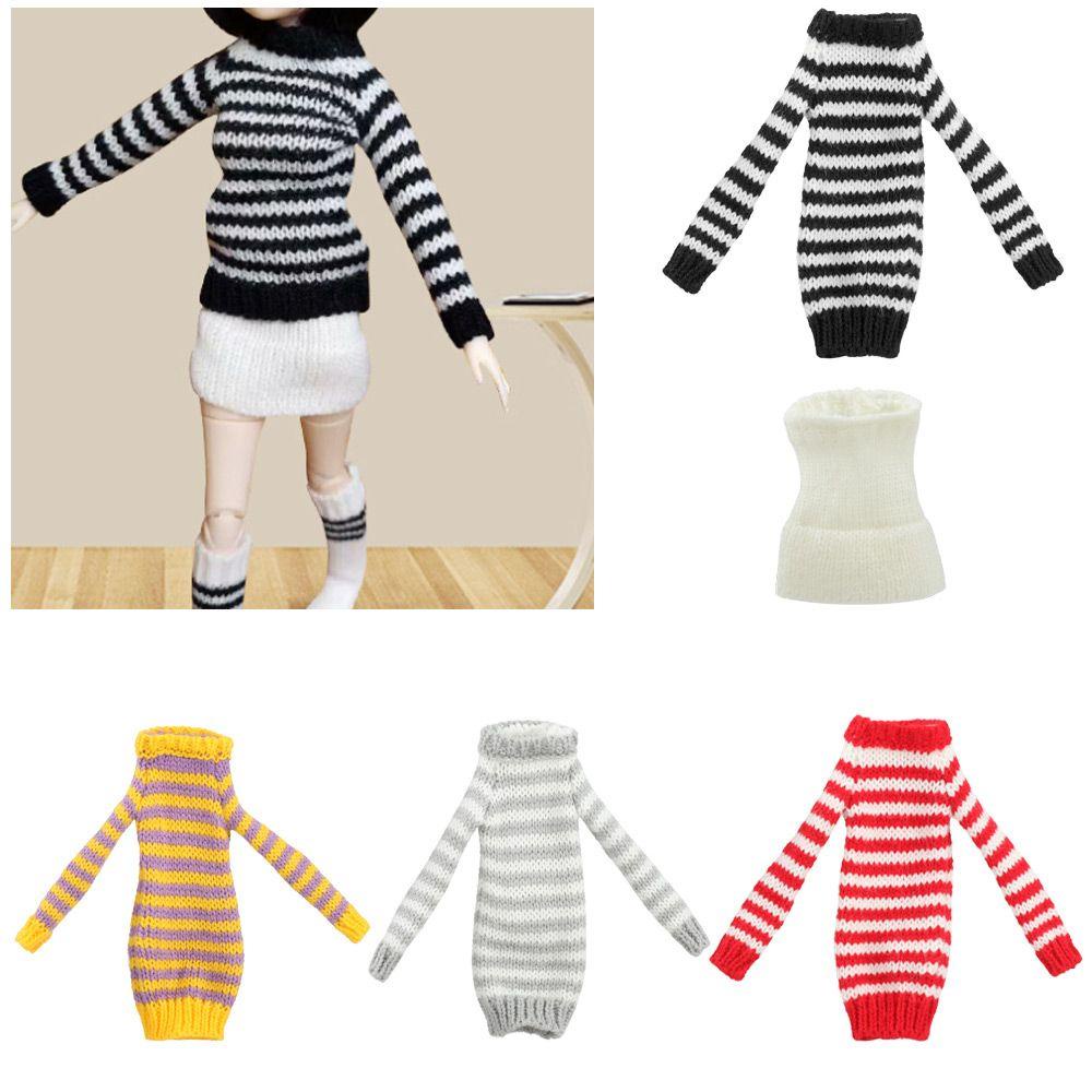 1 Áo Len Đan Thủ Công Mini Nhiều Màu Sắc Dành Cho Búp Bê