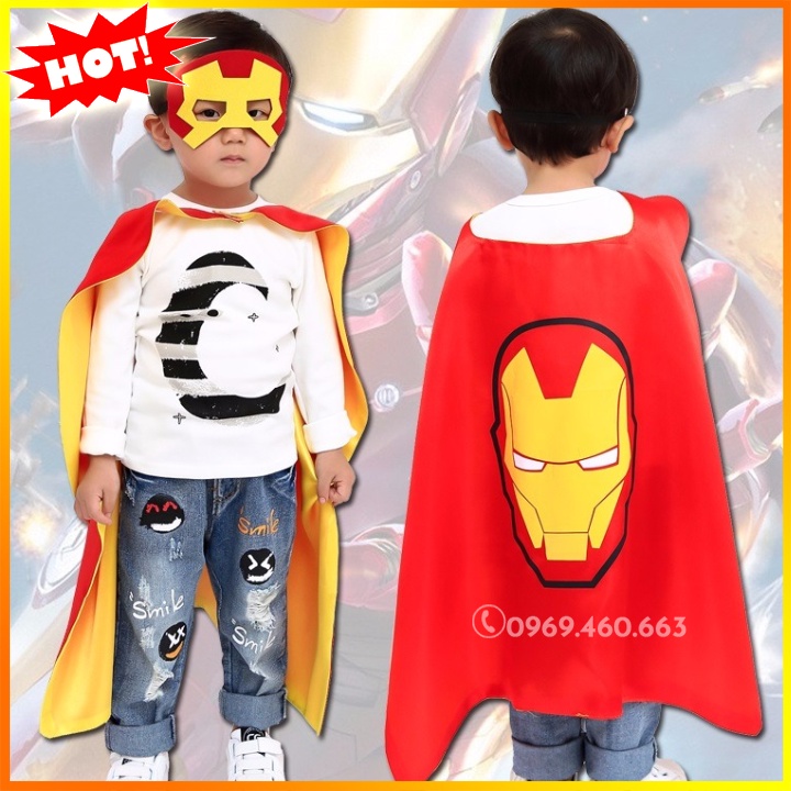 ✅ 2-5 Tuổi. Sỉ 2 Sét Áo Choàng Siêu Nhân, Công Chúa  + Mặt Nạ Cho Bé Trai, Bé Gái