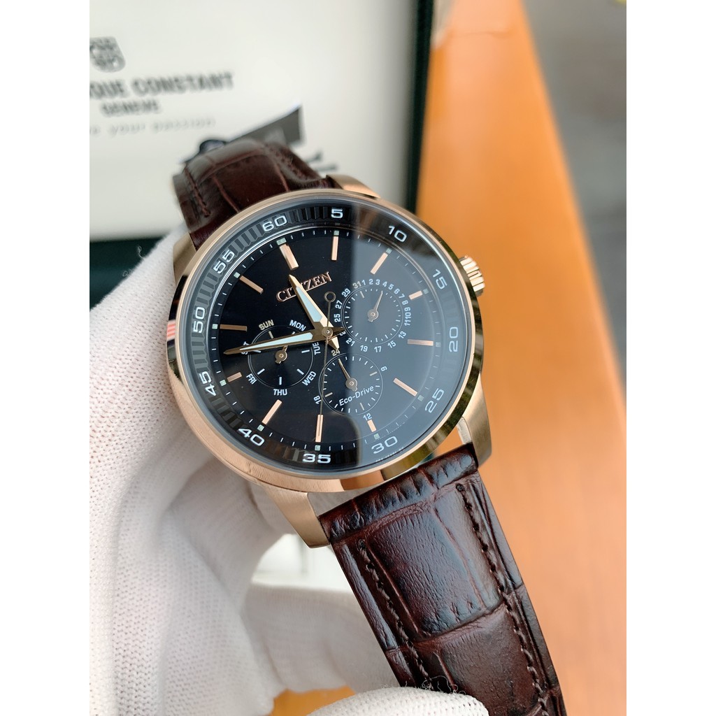 Đồng hồ nam chính hãng Citizen BU2013-08E - Máy Quartz Pin Eco Driver năng lượng ánh sáng - Kính cứng
