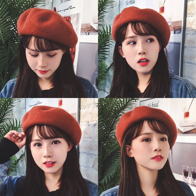 [Mã WASALE27 giảm 15% đơn 99K] Mũ Nồi Dạ ❤️FREESHIP❤️ Giảm 10k Khi Nhập [ MU BERET ]️ Nón Beret Nữ Hàn | WebRaoVat - webraovat.net.vn