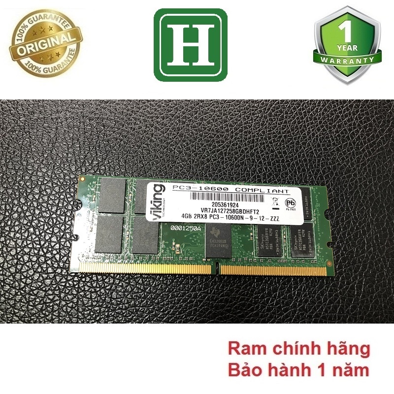 Ram 4gb ddr3 bus 1333 Mini Rdim, bảo hành 1 năm, ko dùng cho laptop