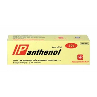 Kem bôi bỏng, cháy năng Panthenol tuýp 20g