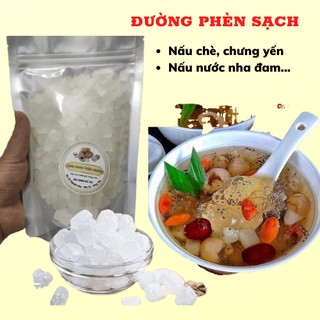Đường phèn sạch nấu chè, chưng yến