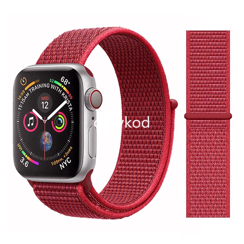 Sport Loop Strap Apple watch band 42mm 38mm correa 5 4 44mm 40mm Iwatch Series 6 SE 5 4 3 2 1 Watchband