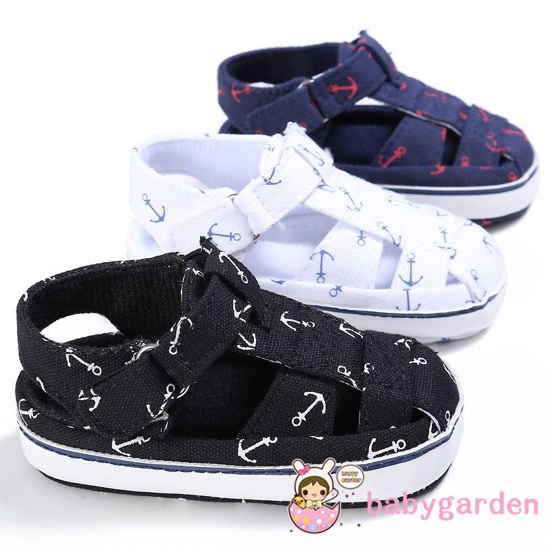 ღ♛ღNEW Baby girl boy sandals Shoes print light canves infants 0 to18 Month Unisex