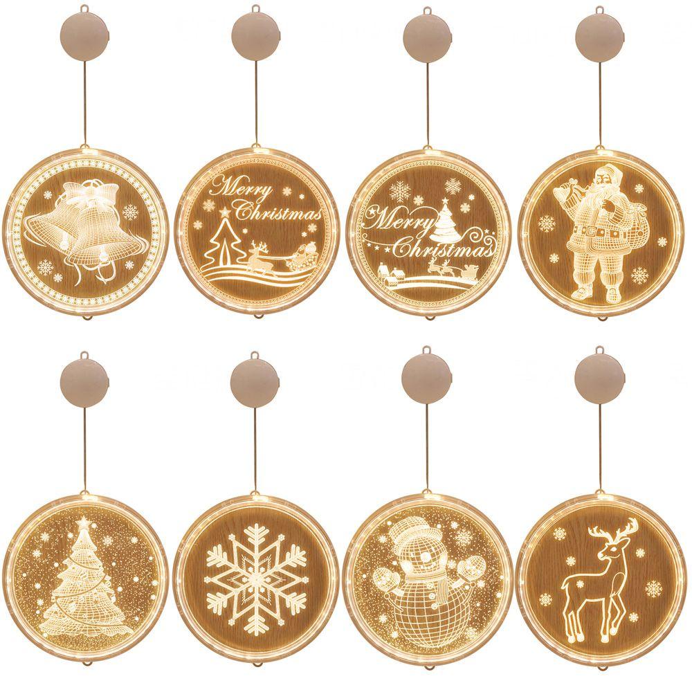 Đèn LED Trang Trí Giáng Sinh Hình Ông Già Noel