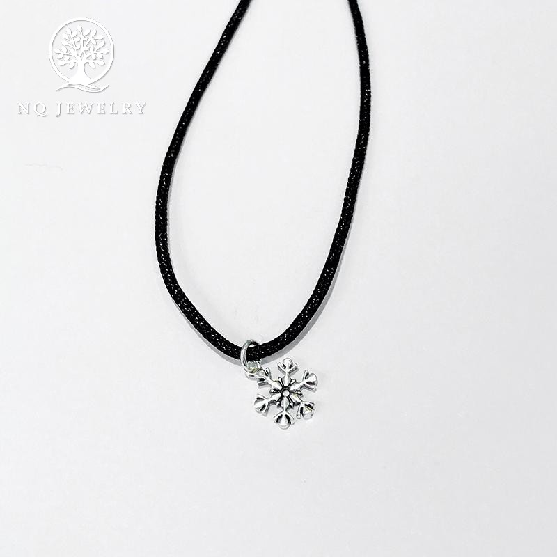Dây chuyền mặt bạc noel an lành - NQ Jewelry