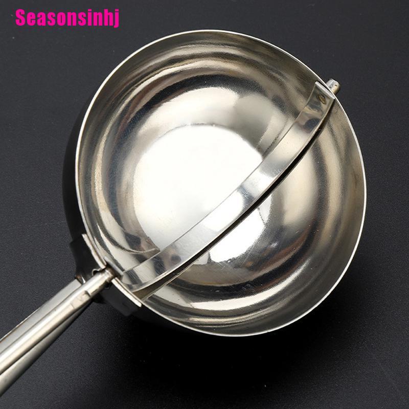 【Seasonsinhj】Stainless Steel Mechanical Ice Cream Scoop | Melon Baller, Cookie