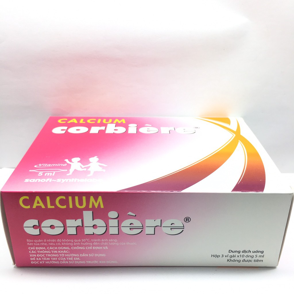 Calcium corbiere TE hộp 30 ống x 5ml