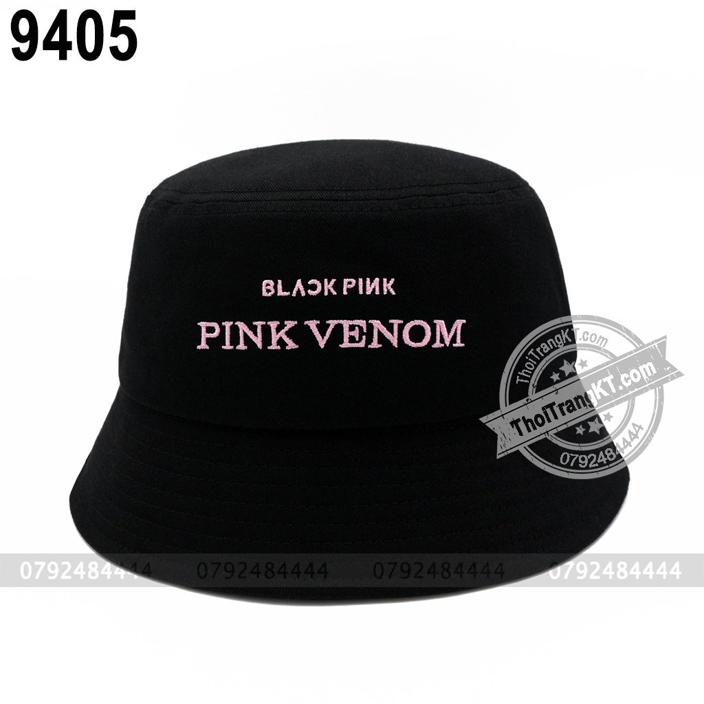 Combo 2 Nón PINK VENOM Black Pink màu đen