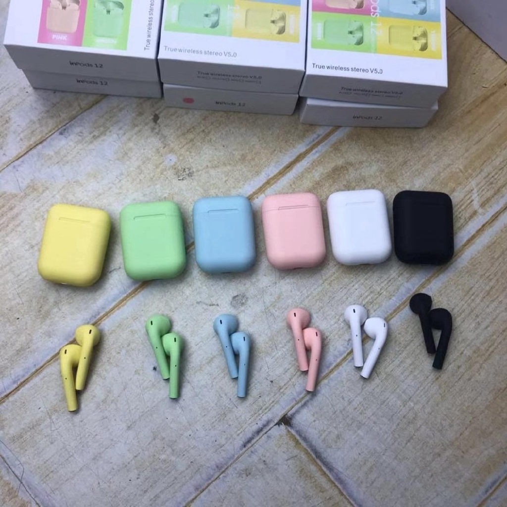 Set Tại Nghe Bluetooth I12 Tws Có Hộp Sạc Và Phụ Kiện | BigBuy360 - bigbuy360.vn