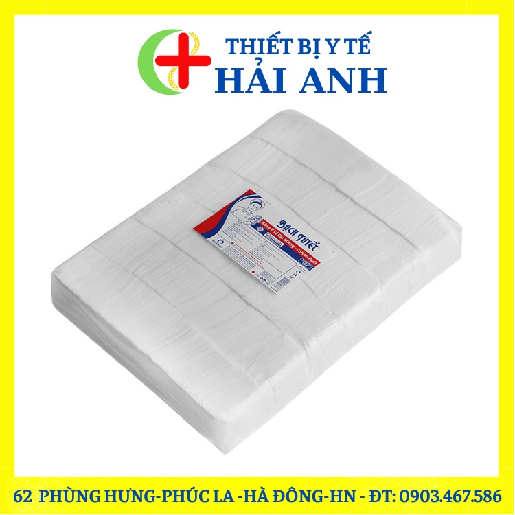 Bông Cắt Sẵn Bạch Tuyết 7x7,10 x 10, 0.5 kg