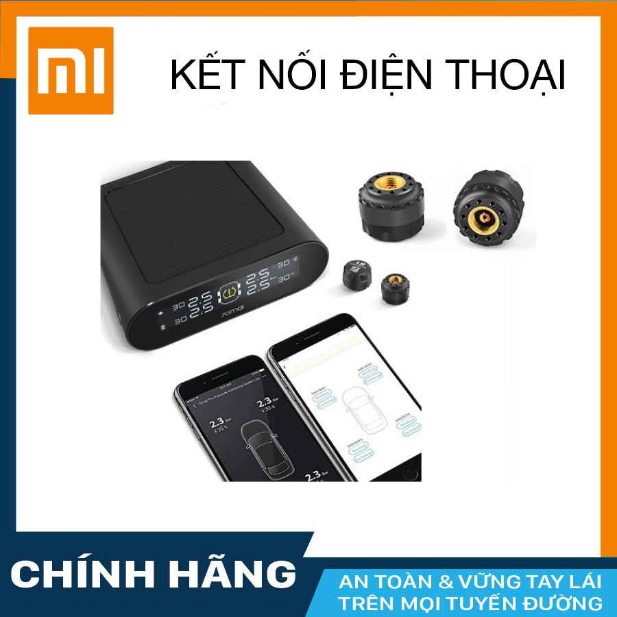 Cảm biến áp suất lốp Xiaomi 70MAI van ngoài (bản quốc tế 2021) cho xe ô tô