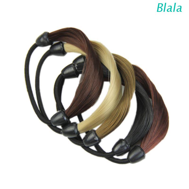 Dây buộc tóc đuôi ngựa dạng tóc giả thời trang Hàn Quốc