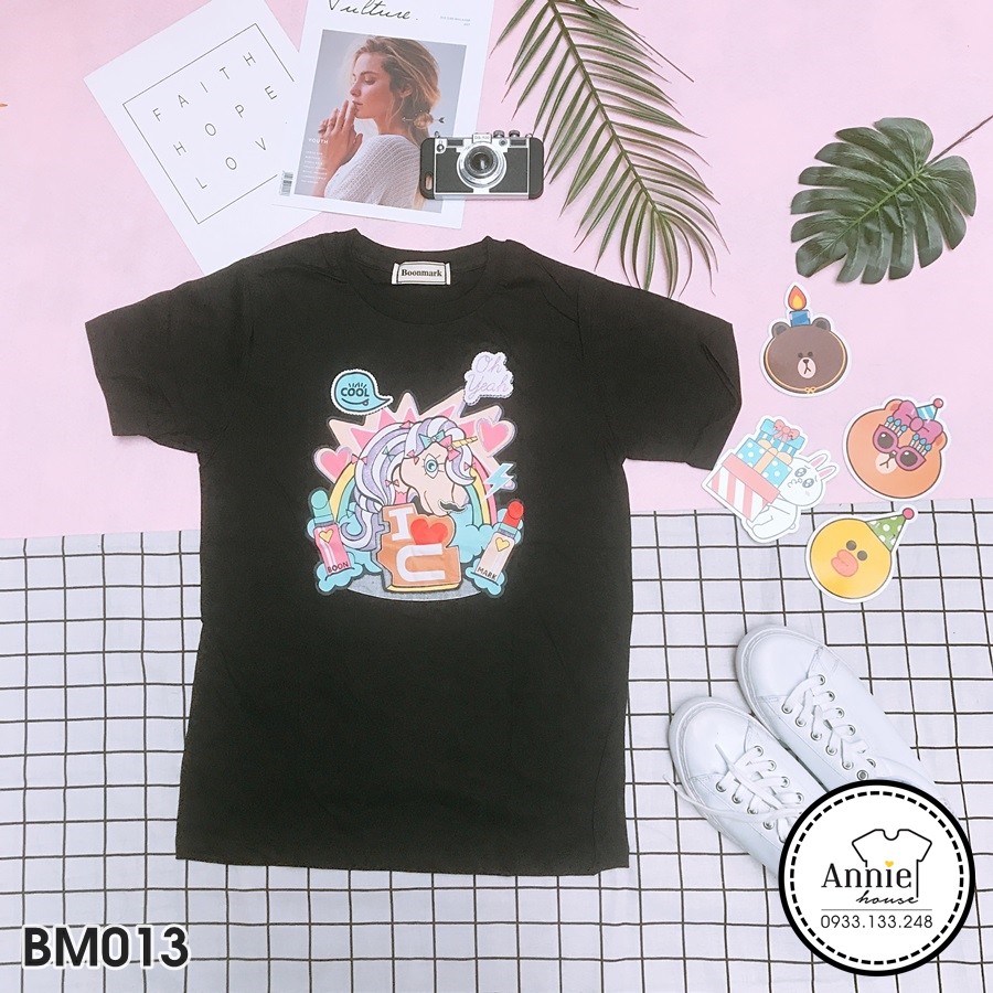 Áo thun Unicorn BoonMark in nổi 3D Thái Lan - BM013 | Shopee Việt Nam