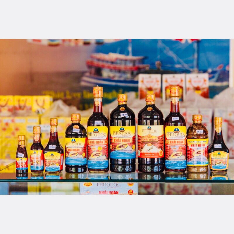 Nước mắm Khải Hoàn đặc sản Phú Quốc 40 độ - chai 520ml ( Hộp 2 chai ) | BigBuy360 - bigbuy360.vn