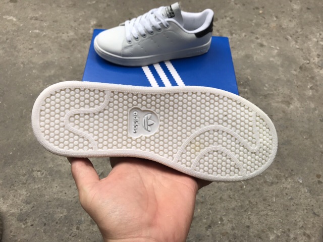 [SALE+VIDEO] giày thể thao Stan smith gót đen nam nữ [tặng kem hộp]