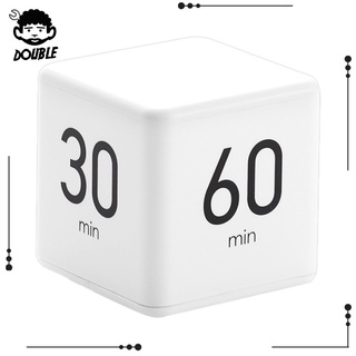 Đồng Hồ Đếm Ngược Thời Gian Nấu Ăn Hình Khối Lập Phương Có Màn Hình Led Hiển Thị