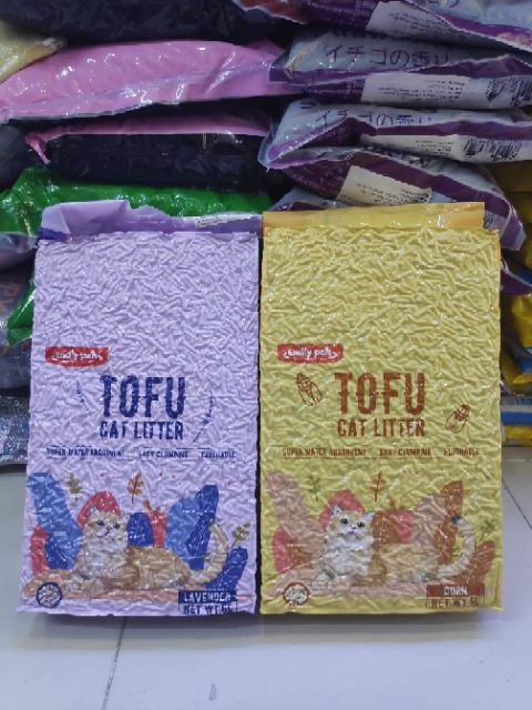 [Mã PETHOT giảm 8% đơn 199K] Cát vệ sinh mèo đậu nành Tofu Emilypets 6L