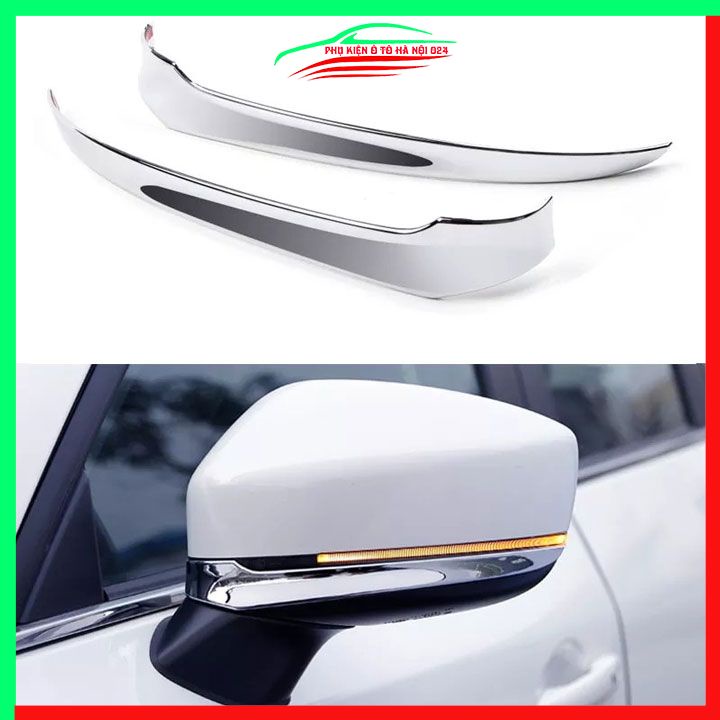 Ốp mí gương chiếu hậu CX5, CX-5 2018-2022 mạ crom bảo vệ chống trầy trang trí làm đẹp xe