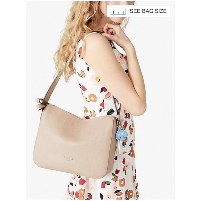 Túi thời trang đeo vai/ đeo chéo Kade Spade có 2 màu hồng và màu nâu vàng
