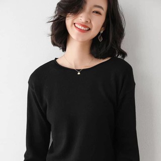 Áo len mỏng cổ tròn Quảng Châu cao cấp