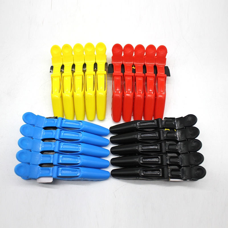 combo 5 kẹp cá xấu, kẹp vịt chia tóc chất liêu nhựa cao cấp chắc chắn