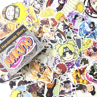 Combo sticker Naruto 147 hình kèm hộp đựng xinh xắn dán trang trí note, scrapbook, planner,... size 3-5cm