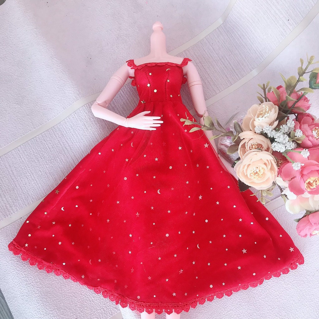 Váy tiểu thư công chúa cho búp bê 60cm