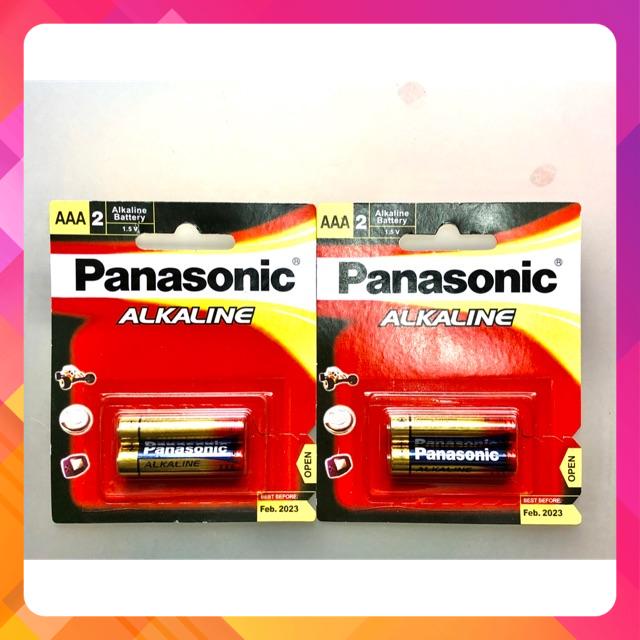 Pin Panasonic Thái Lan AAA alkaline ( vỉ 2 viên ) LR03t/2b 1,5v