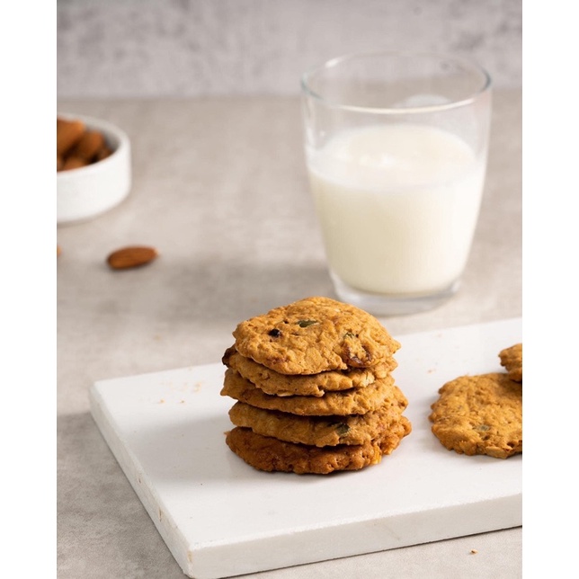 Bánh cookies yến mạch ăn kiêng giảm cân không đường healthy Baker Baking